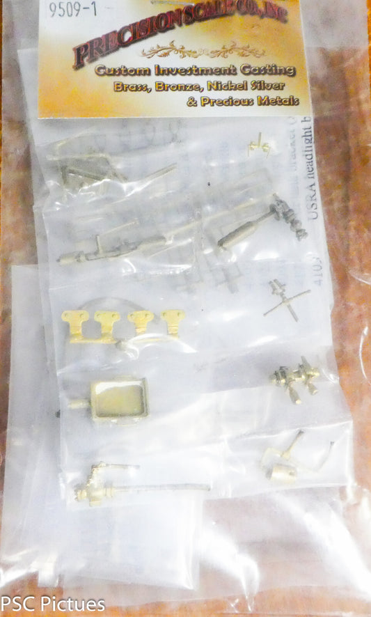 Precision Scale O #9509.1 Chassis & Super-Structure Detailing Kit for PS-4