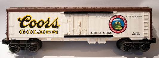 Lionel (#8 No Box) O Scale 9866 Coors Billboard Reefer