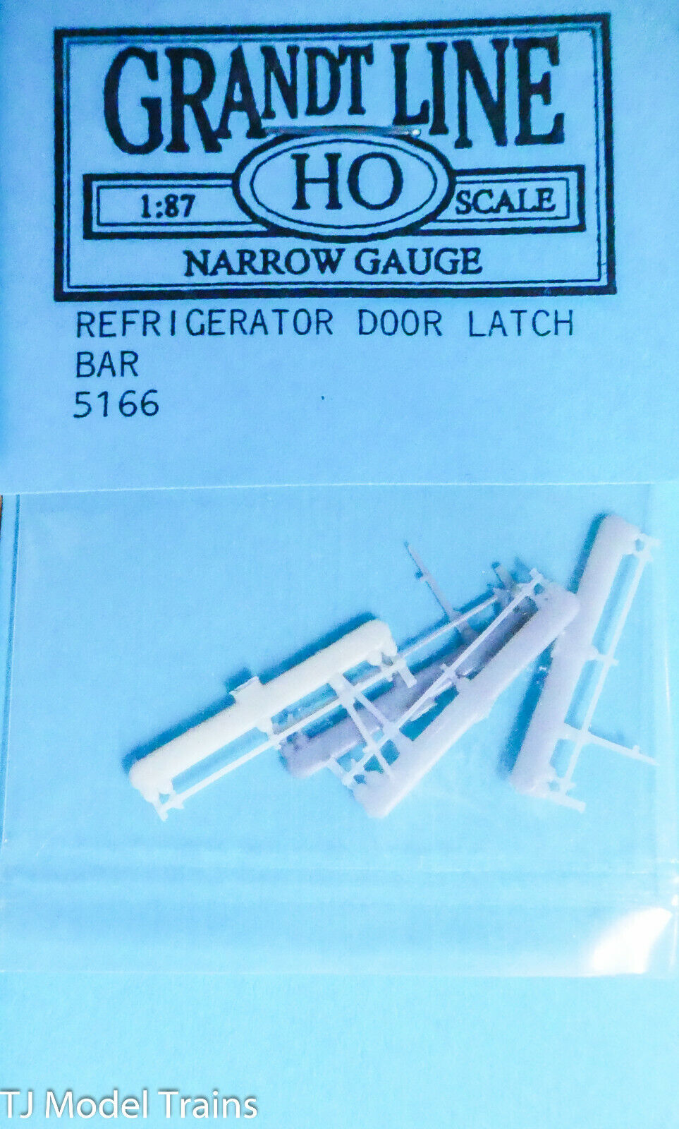 Grandt Line HO #5166 Narrow Gauge (Refrigerator Door Latch Bar) Plastic (4)