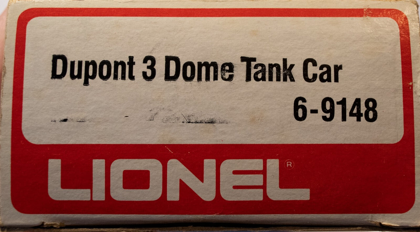 Lionel O Scale  #6-9148 3-Dome Tank Car