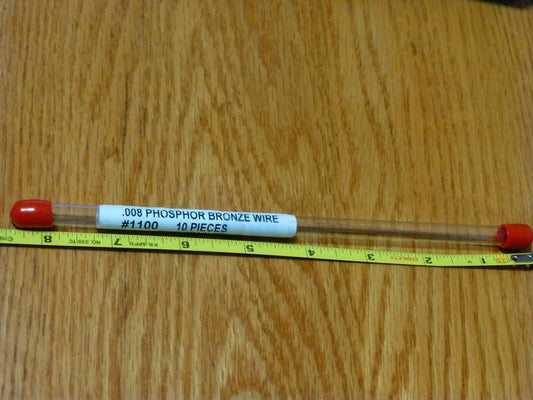 Tichy Train Group #1100 Phosphore Wire Bronze .008" (10 Pieces)