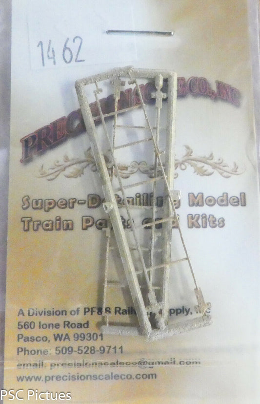 Precision Scale O #1462 Ladders, D&RGW Narrow Gauge for Caboose (Brass)