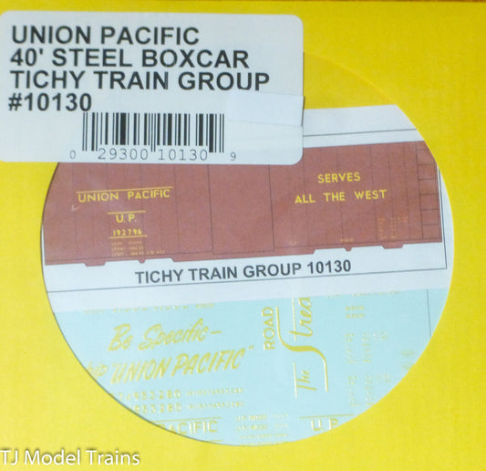 Tichy Train Group #10130 Decal for: Union Pacific 40' Steel Boxcar (Serves the W