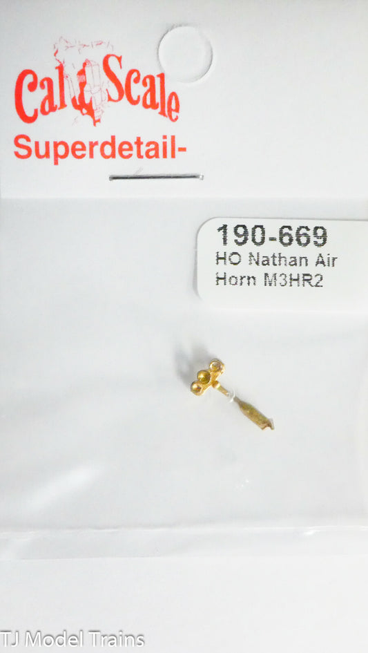Cal-Scale HO #669 Nathan Air Horn M3HR2 (Brass Casting) 1:87th Scale