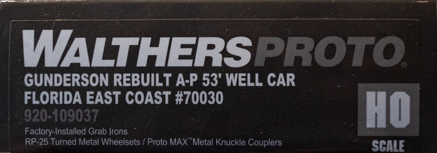 Walthers Proto HO #920-109037 Gunderson Rebuilt All-Purpose 53' Well Car - Ready