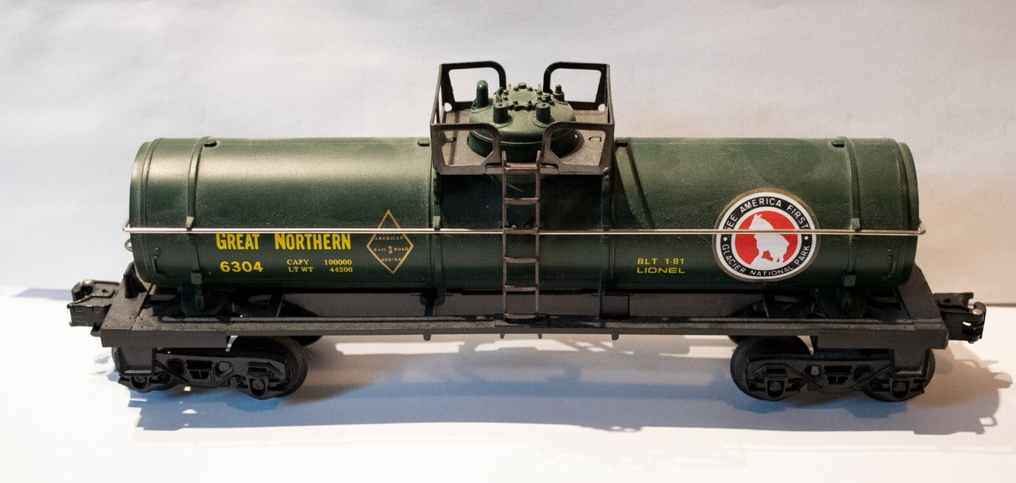 Lionel O Scale (Used) #6304 Famous American Railroad Great Northern Single Dome