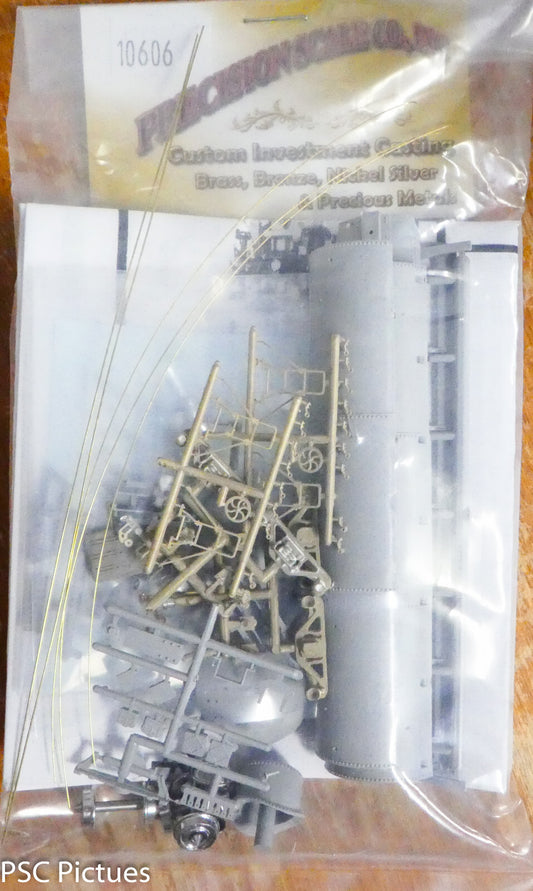 Precision Scale HOn3 #10606 UTLX Frameless Tank Car, w/Brass Trucks and Ladders