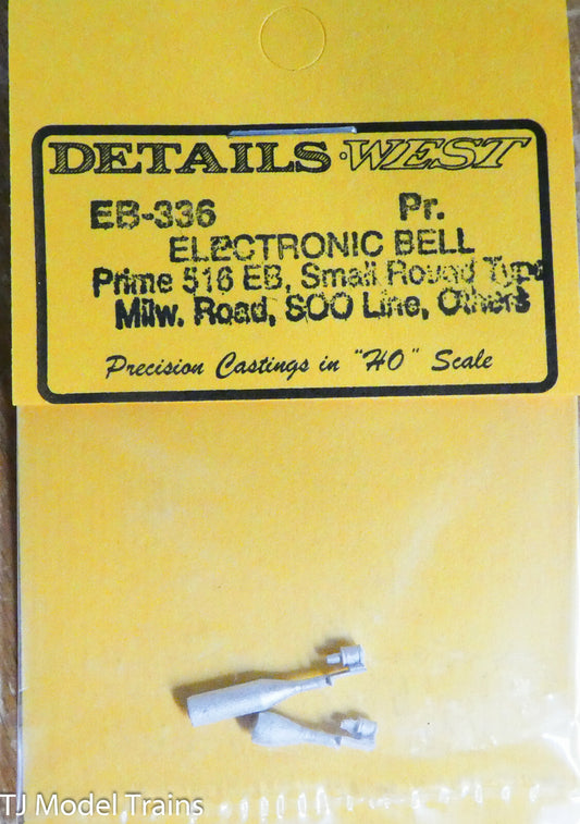 Details West HO #336 Electronic Bells - Small Round Type (MILW, SOO & Others