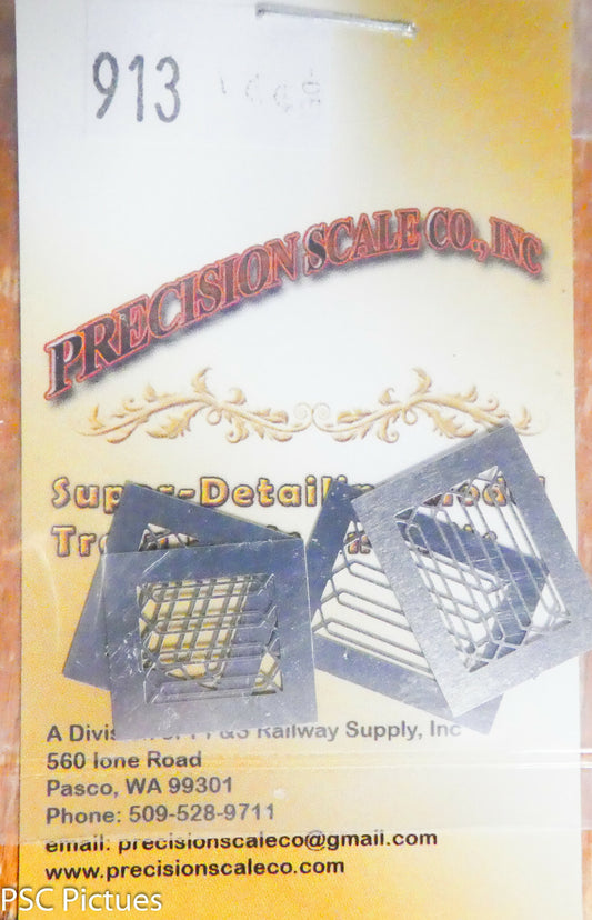 Precision Scale O #913 Prisms, for Windows, Stainless Steel, (2 Tall, 2 Short)