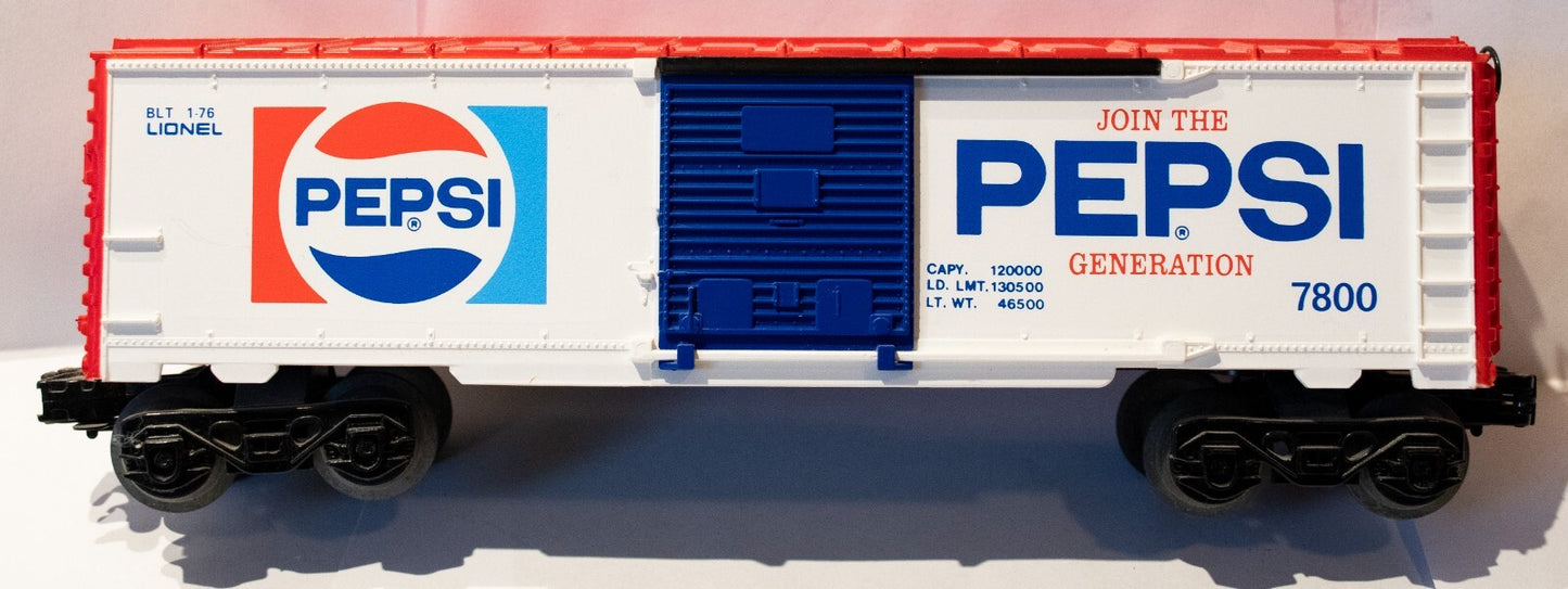 Lionel #6-7800 Pepsi Box Car (Used)