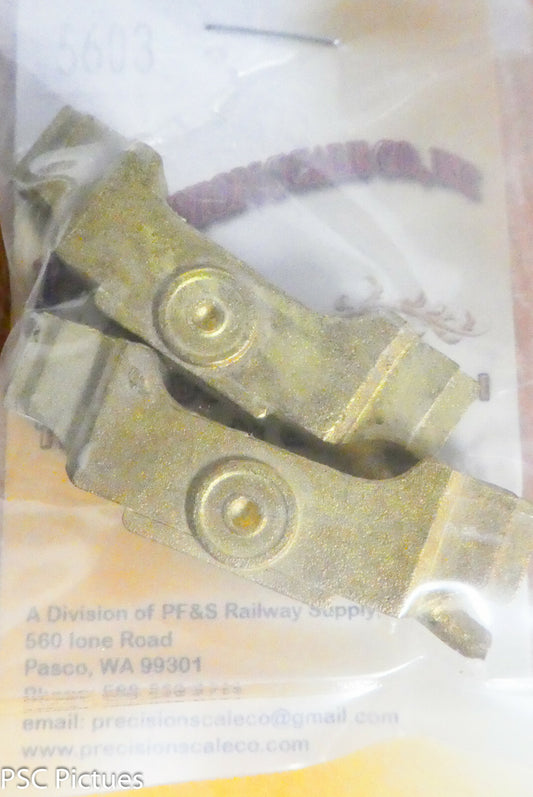 Precision Scale O #5603 Bolsters, for: 70-Ton GE Truck (Brass Castings)