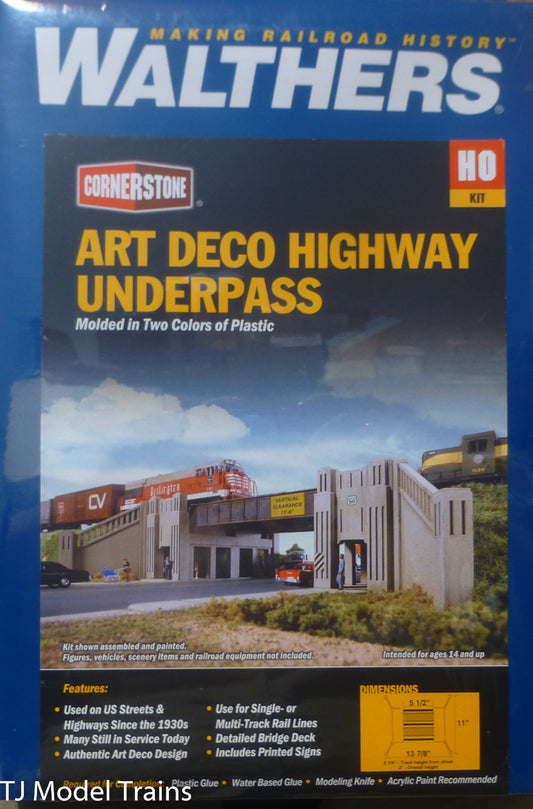 Walthers HO #933-3190 Highway Underpass (Kit form)