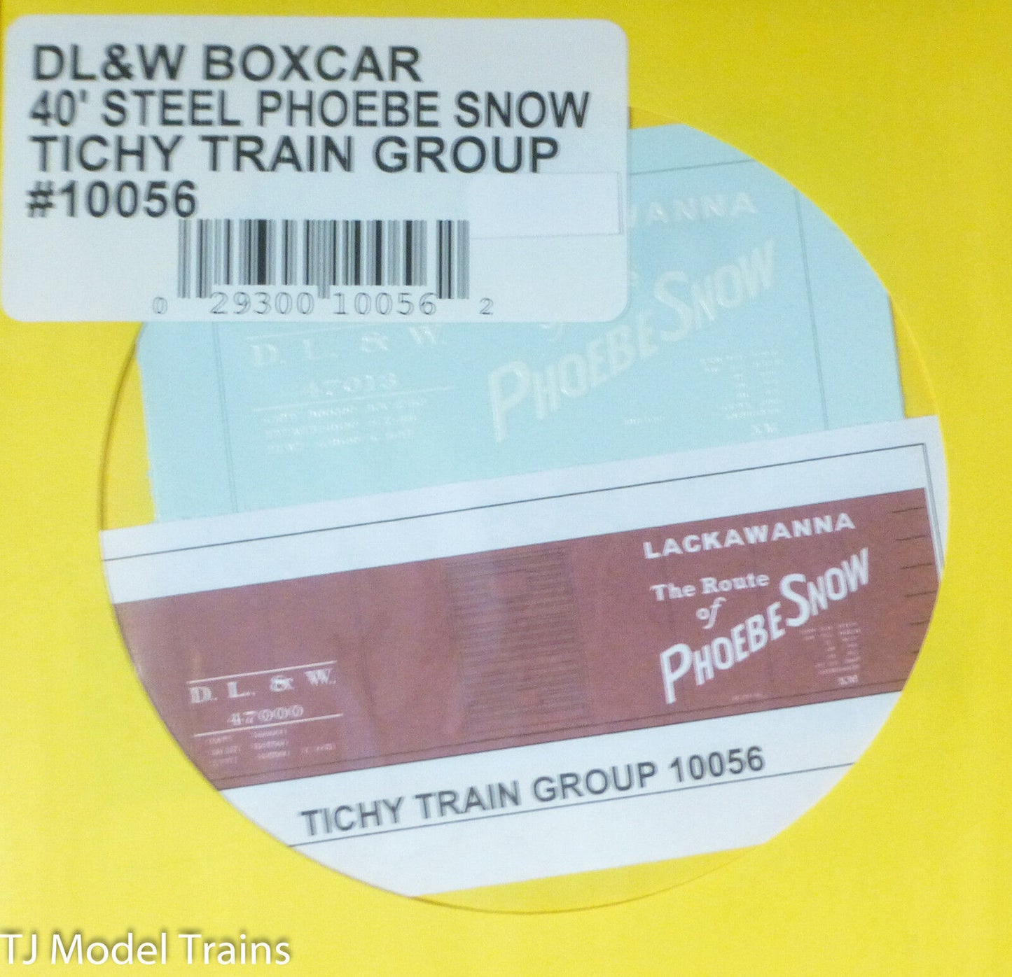Tichy Train Group #10056 Decal for: Delaware, Lackawanna & Western 40' Steel Sin