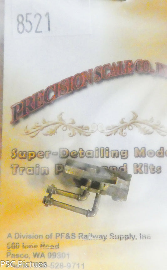 Precision Scale O #8521 Manifold w/Steam Line, Exhaust (Brass Casting)