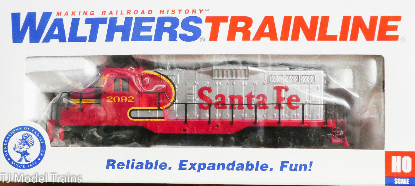 Walthers HO #931-113 GP9M Santa Fe Locomotive (RTR) 1:87th Scale, We Combine