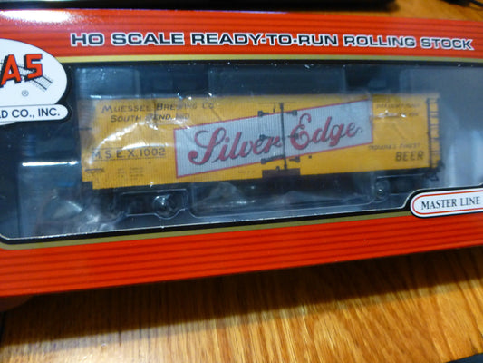 Atlas HO #20002016 (40' Wood Reefer) Silver Edge Muessel Brewing MSEX #1002