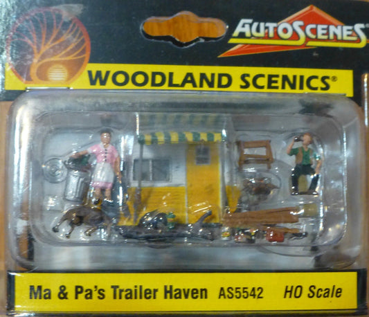 Woodland Scenics HO #5542 Ma & Pa's Trailer Haven