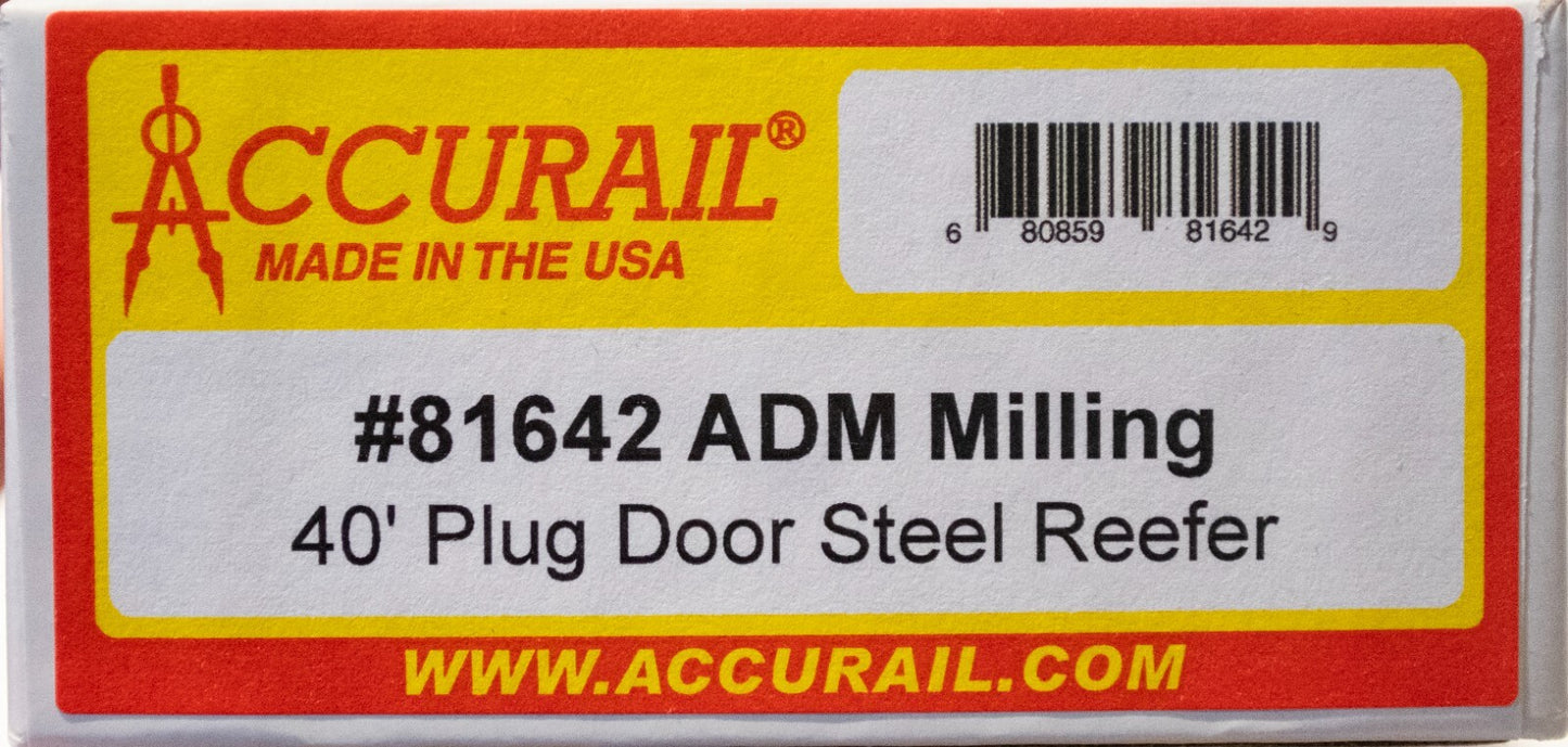 Accurail #81642 40' Steel Reefer with Plug Doors - Kit -- Archer-Daniels-Midland