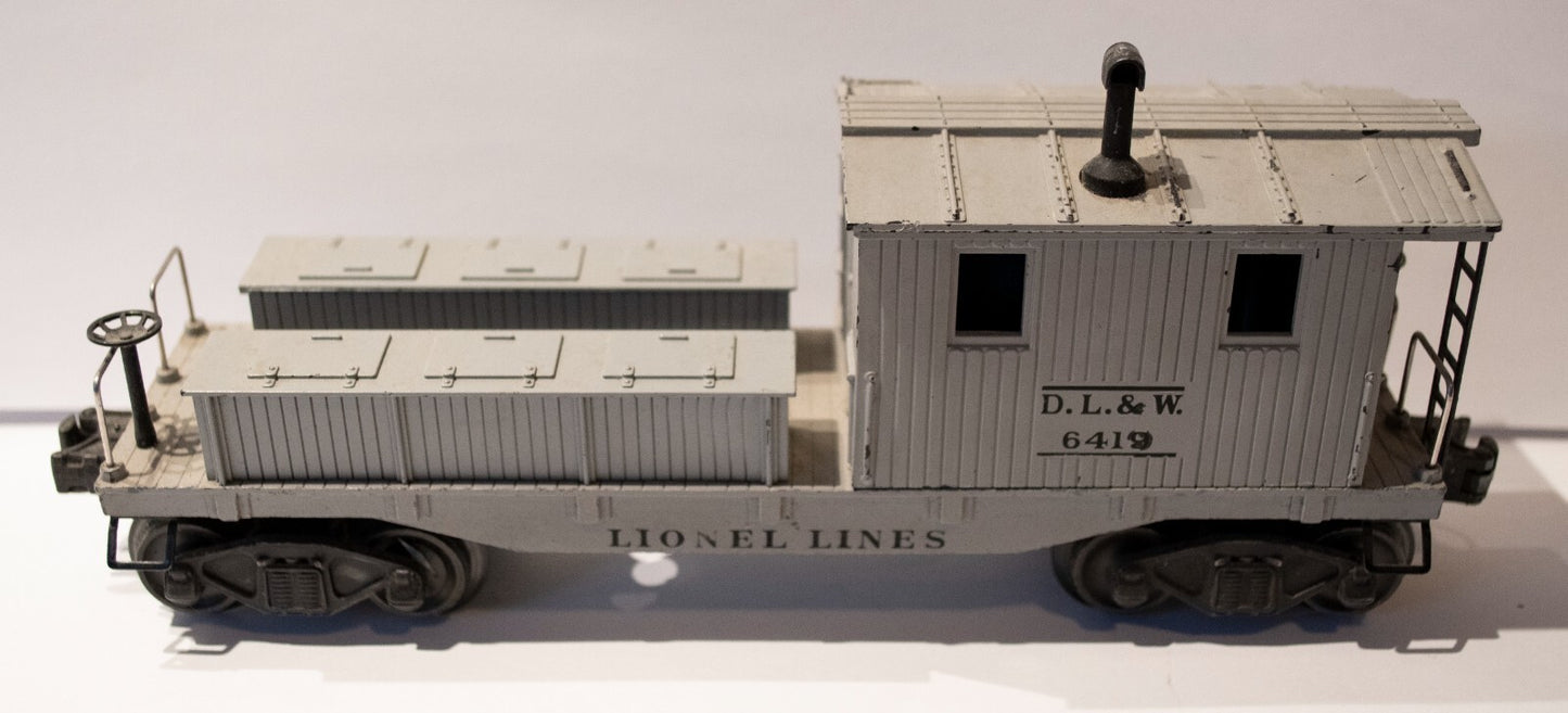 Lionel (#6 No Box) O Scale 6419 POSTWAR Wrecking Car