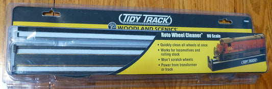 Woodland Scenics #4561 Roto Wheel Cleaner(TM)  Tidy Track - With Replacemet Pads