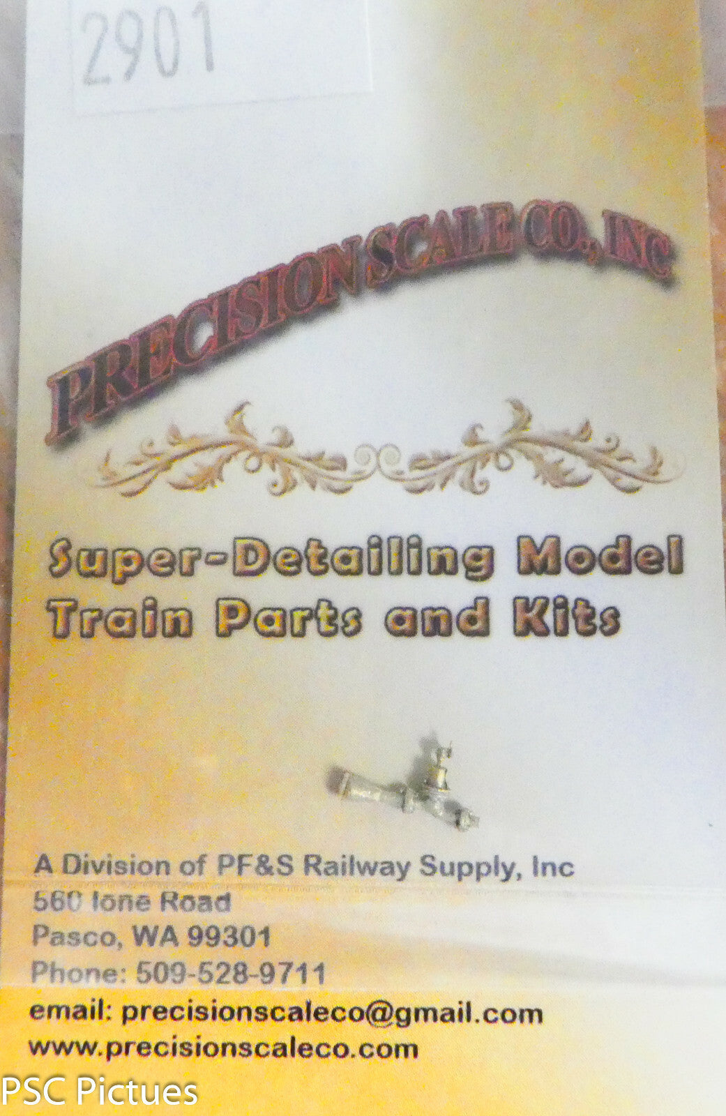 Precision Scale HO #2901 Water Seperator (Brass Casting)