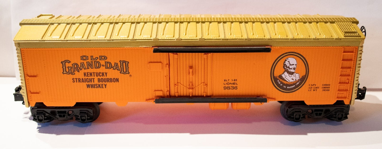 Lionel O Scale  #6-9836 Old Grand-Dad Billboard Reefer