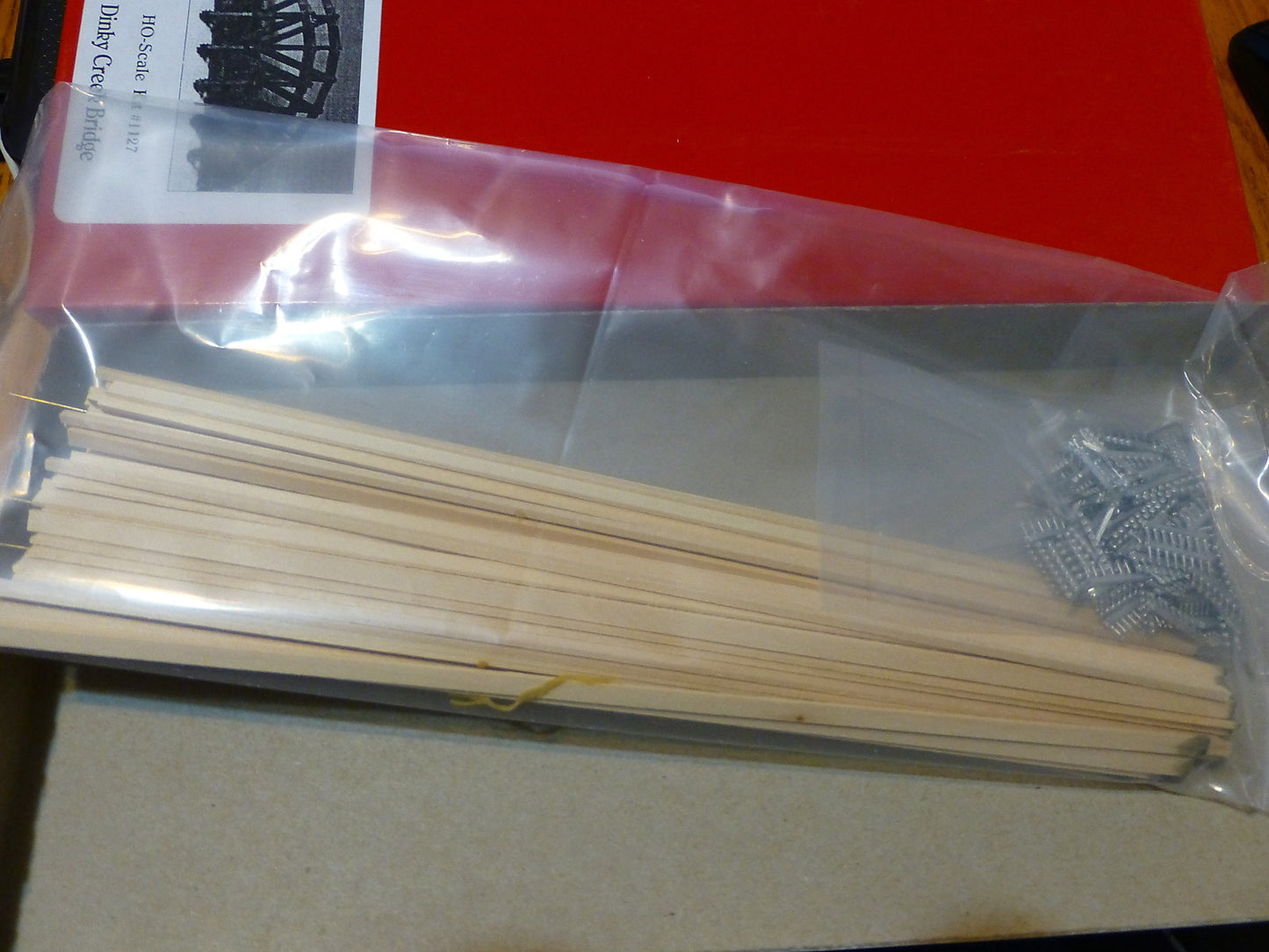 Scale Structures Ltd. #1127 Dinky Creek Bridge (Kit form) Craftsman (Wood & Cast