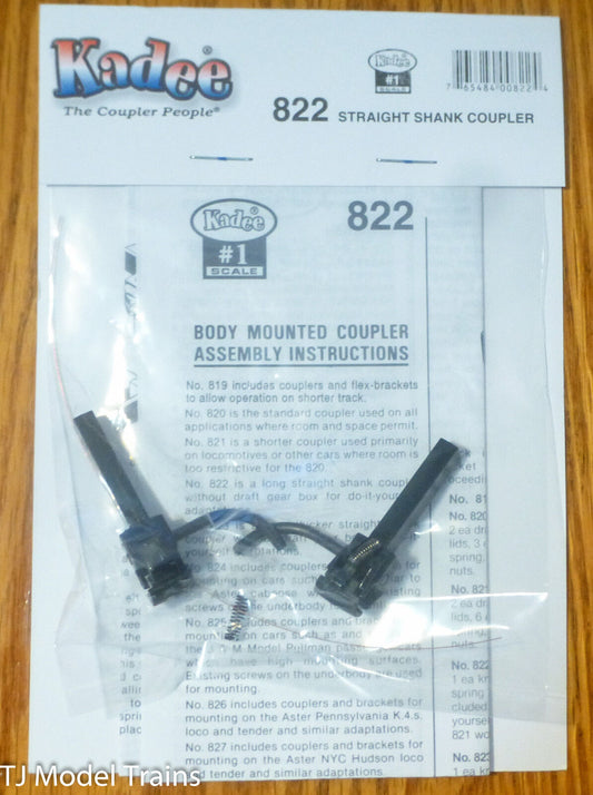 Kadee #822 (#1 Scale) Straight Shank Couplers