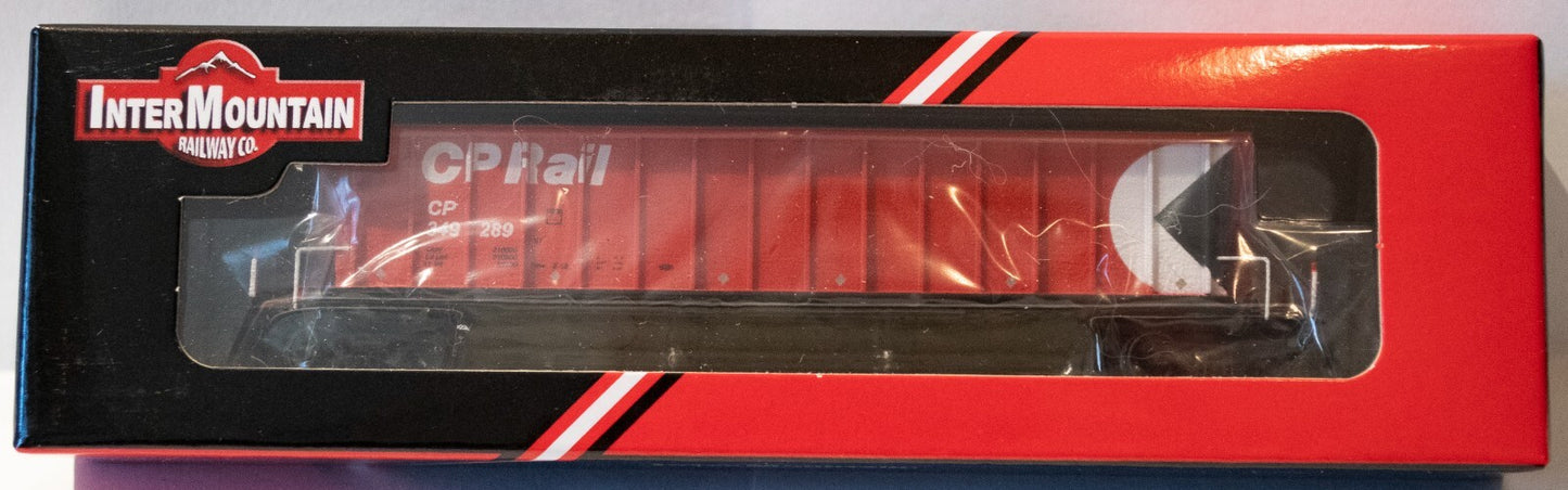 InterMountian N #67102-100 Bathtub Coal Gondola - Ready to Run -- Canadian Pacif