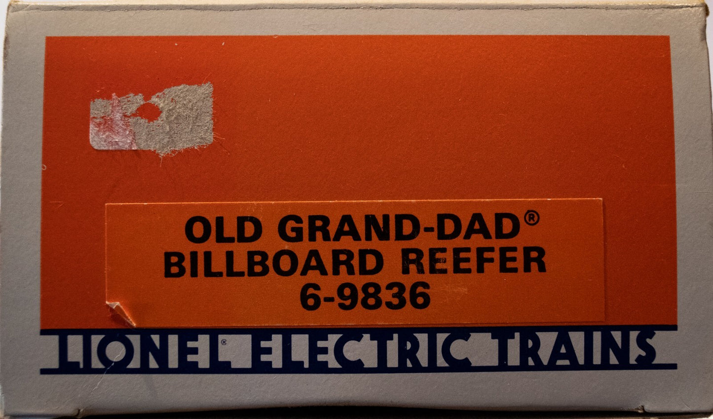 Lionel O Scale  #6-9836 Old Grand-Dad Billboard Reefer