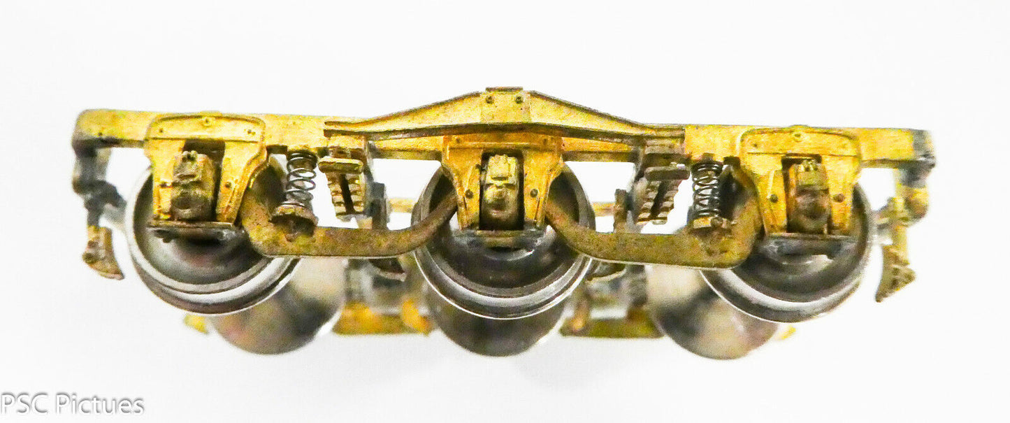 Precision Scale HO #33178 Trucks, HW 2411 3-Axle, Equalized & Sprung (1 Pair)