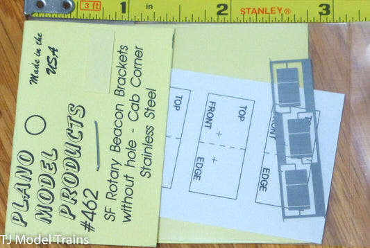 Plano #462 Rotary Beacon Bracket (No Hole) for Cab Corner Mounting