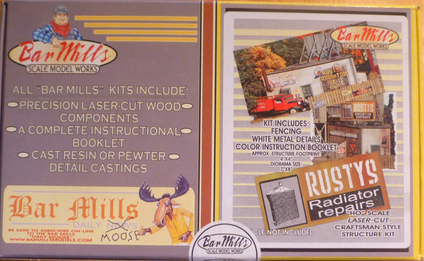 Bar Mills HO #832 Rusty's Radiator Co. -- Kit