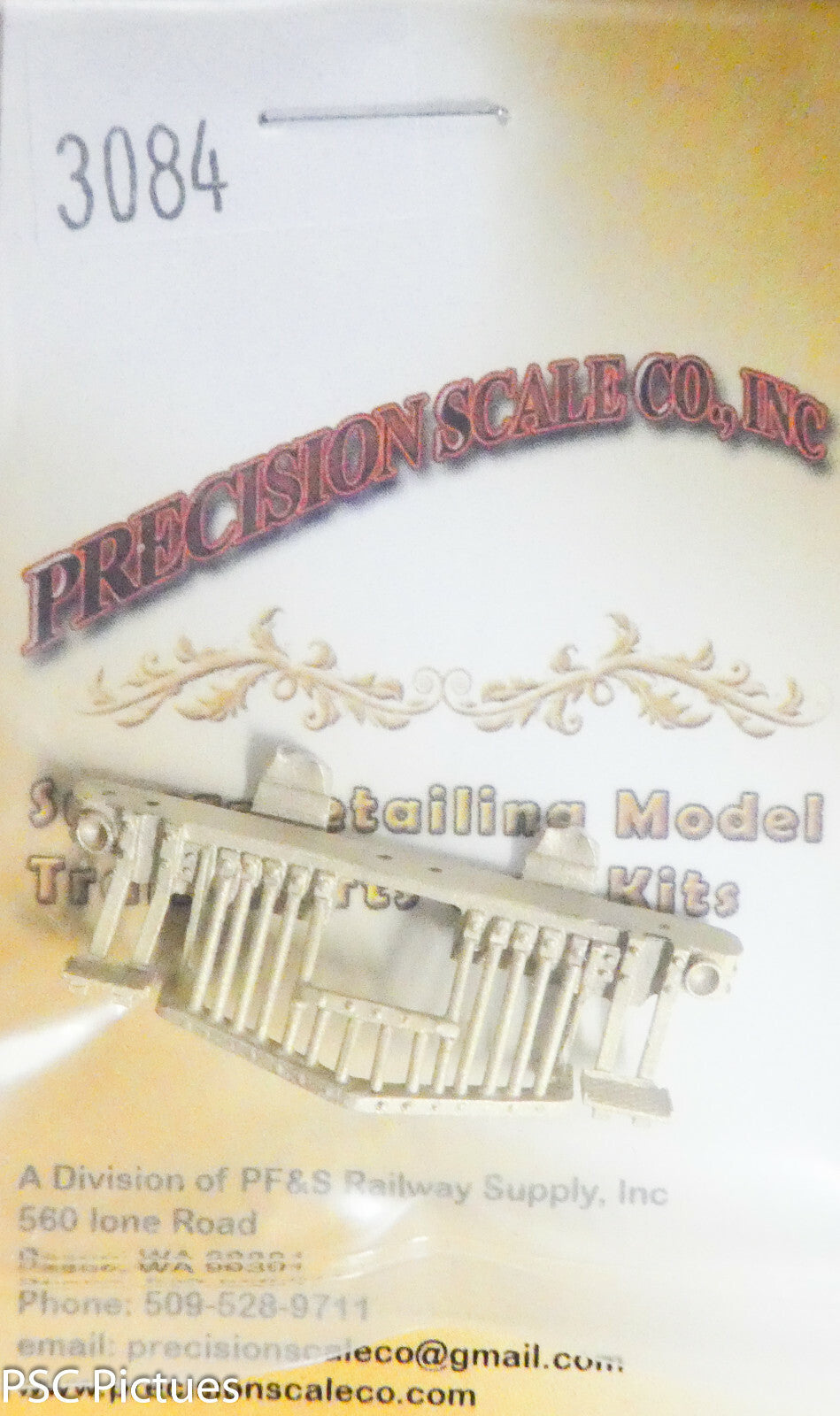 Precision Scale HOn3 #3084 Pilot, D&RGW K-36, HOn3 k's (Brass Casting)