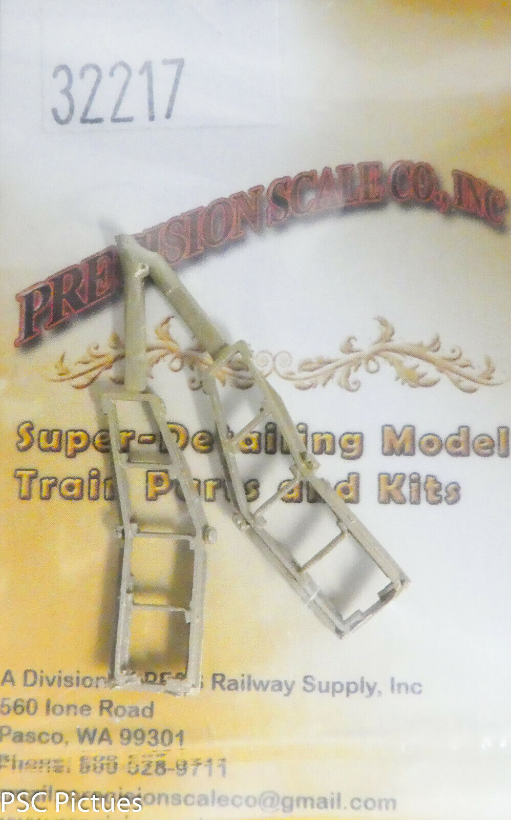 Precision Scale HO #32217 Steps, Cab, R&L (Brass Castings)