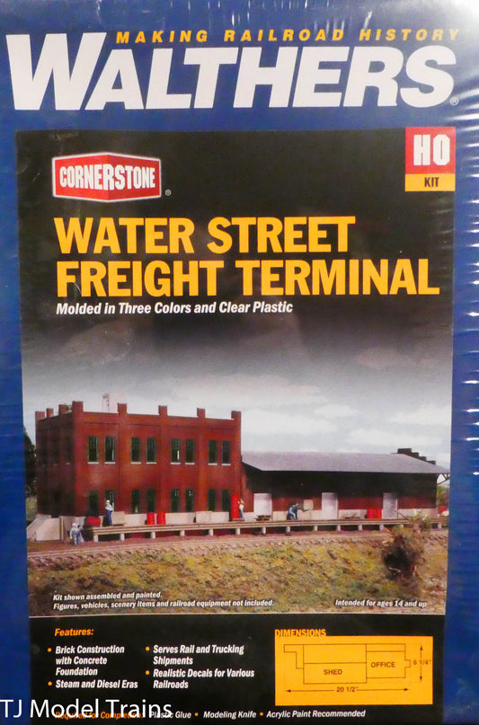 Walthers HO #933-3009 Water Street Freight Terminal (Kit)