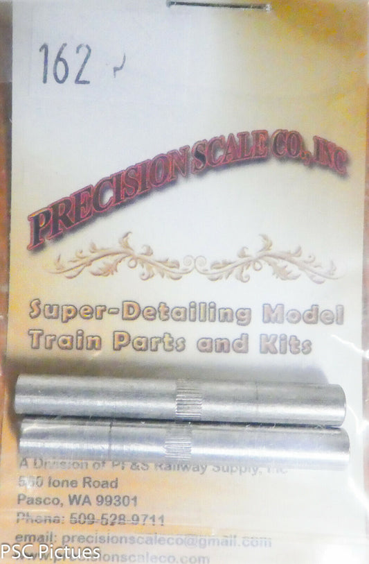 Precision Scale O #162 Axles, Dirver, 5mm, Knurled, Westside/PSC (2 in pkg)Steel