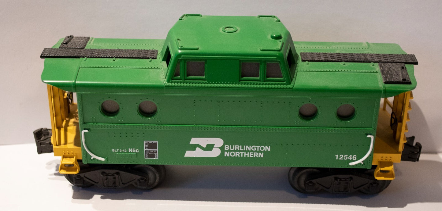 Williams #CAB104 Burlington Northern N5c Illuminated Caboose