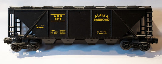 Lionel #6-9814 Alaska Railroad Covered Hopper