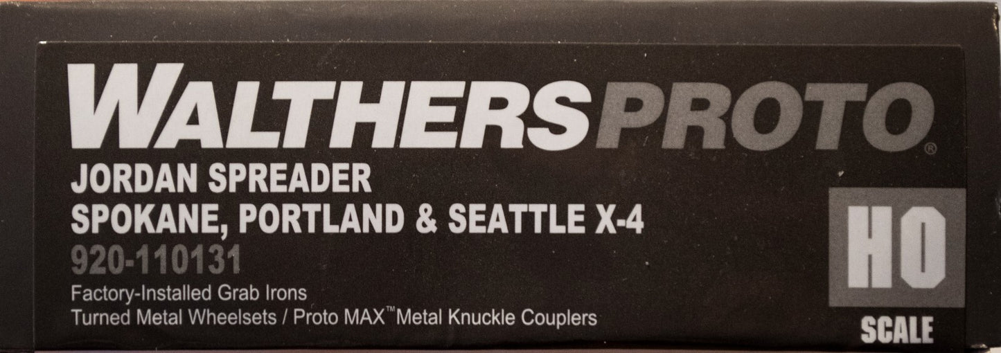Walthers Proto HO #920-110131 Jordan Spreader - Ready to Run -- Spokane, Portlan