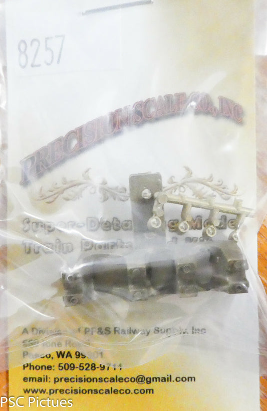 Precision Scale O #8257 Crankcase, 3-Cylinder Type (Brass Casting)