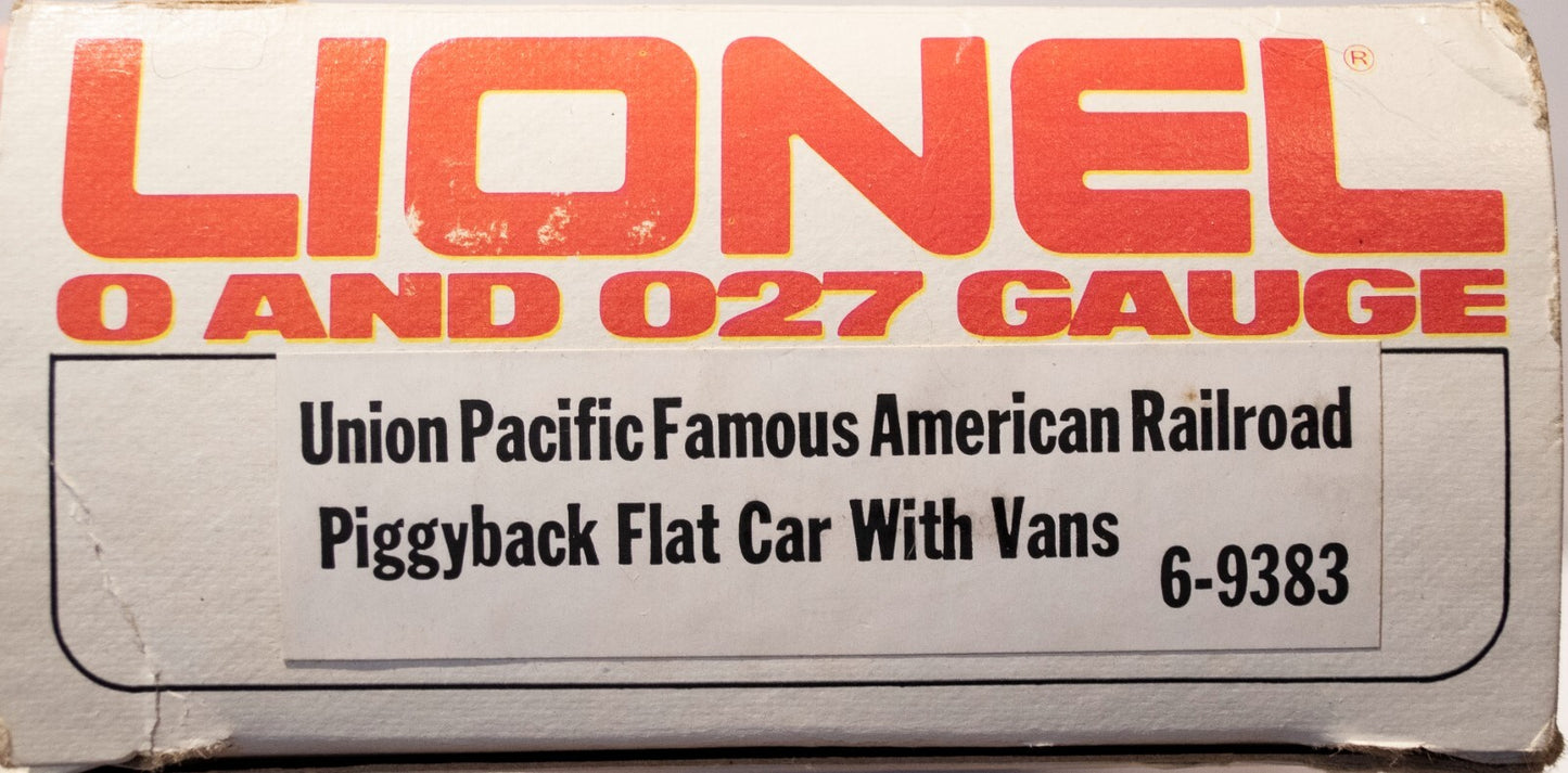 Lionel #6-9383 FARR Piggyback Flat Car with Vans