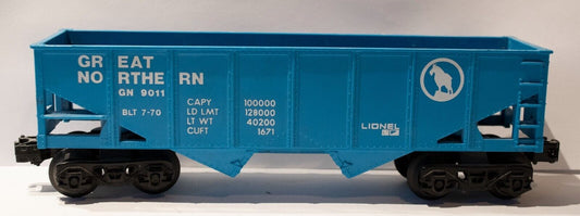 Lionel (#29 No Box) O Scale  Great Northern 2 Bay Hopper Car