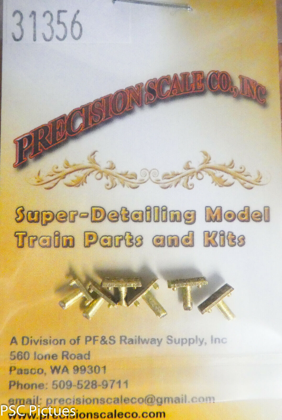 Precision Scale HO #31356 Rectangular Number Plates, 461, 13, 455, 3, 361, 268
