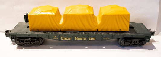 Lionel O Scale (Used) #6-81206 Great Northern Flatcar