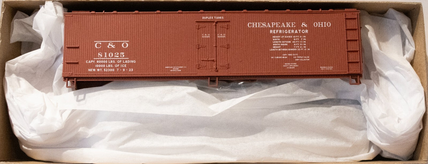 Accurail #8156 40' Wood Reefer 3-Pack - Kit -- 1 Each NKP/DLW Dairy Line, Boston
