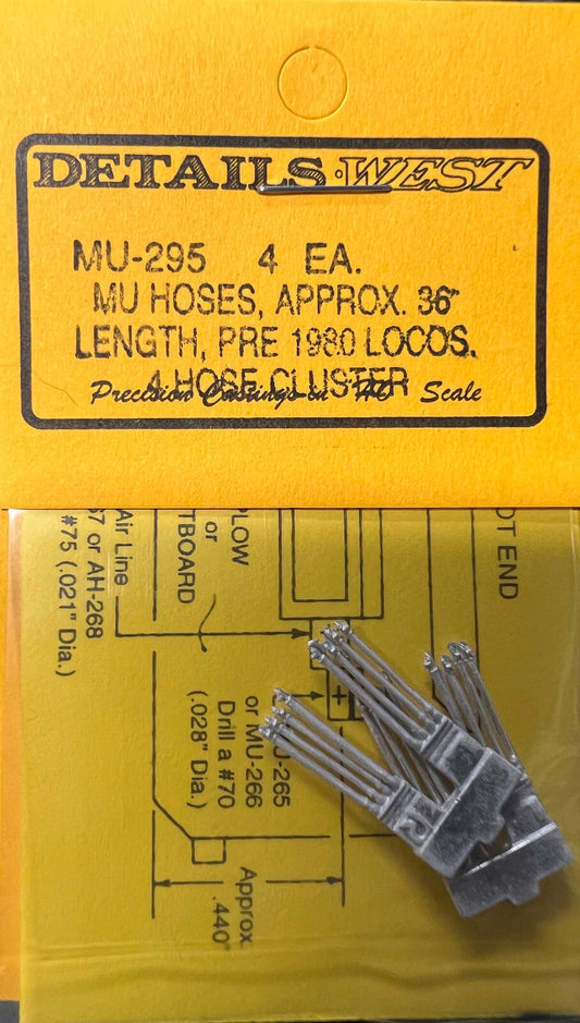 Details West HO #295 MU Hoses