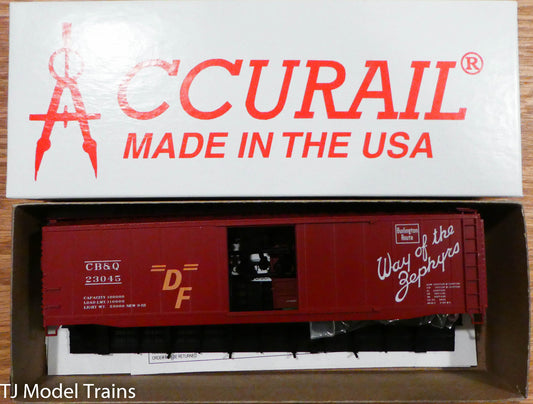Accurail HO #5507 Burlington 50' Steel Boxcar (CB&Q) Superior Door