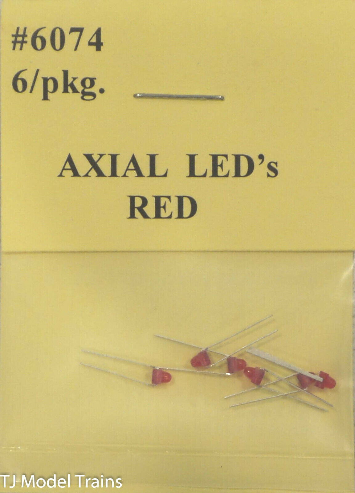Tomar Industries #6074 Axial LED's Red (6 in Pkg) We Combine Ship