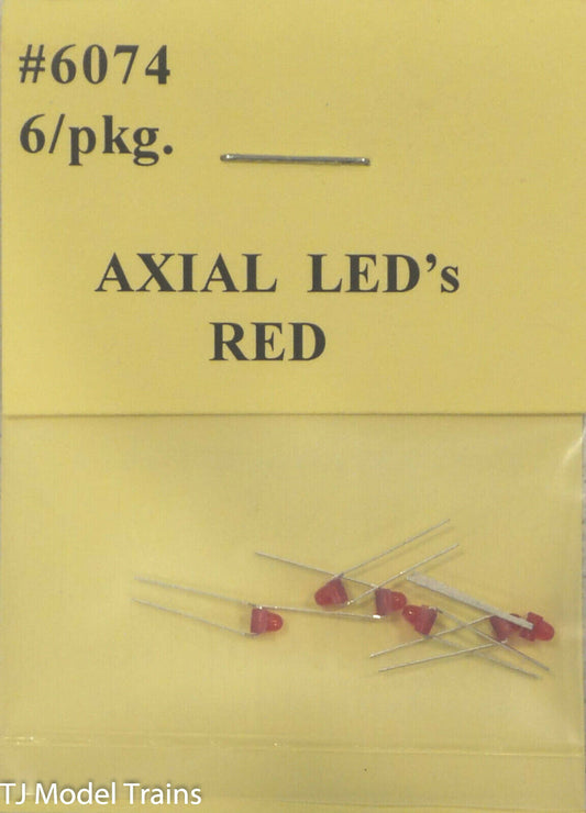 Tomar Industries #6074 Axial LED's Red (6 in Pkg) We Combine Ship